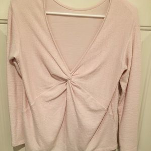 Banana Republic Twist knot low-back sweater.